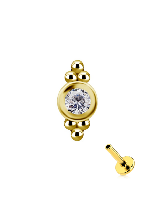 Double marble strass gold - REF PG026