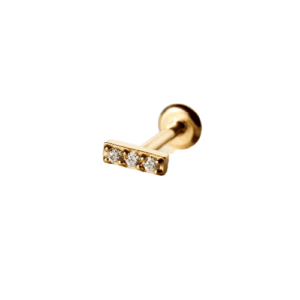 3 strass gold  - REF PG027