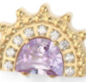 Half circle violet gold - REF PG046