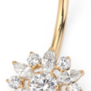 Flower nombril gold - REF PG048