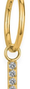Line strass charm gold - REF PG049
