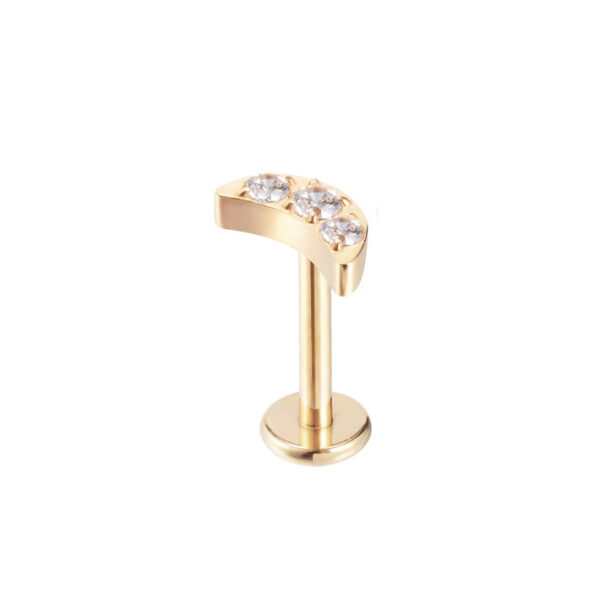 Moon strass gold - REF PG054