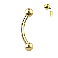 Classic micro banane gold - REF PG060