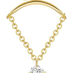 Arch chain & strass gold - REF PG067