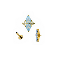 Blue diams gold - REF PG071