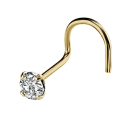 Nostril strass gold - REG PG079