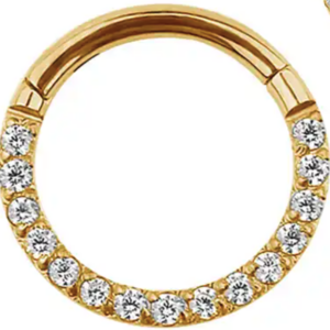 Ring strass side gold  silver - REF PG082