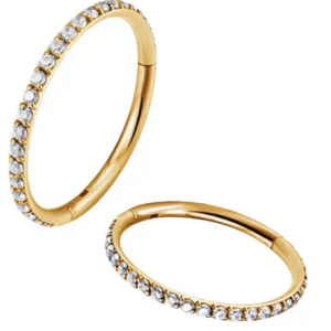 Ring strass gold 6-12mm - REF PG083