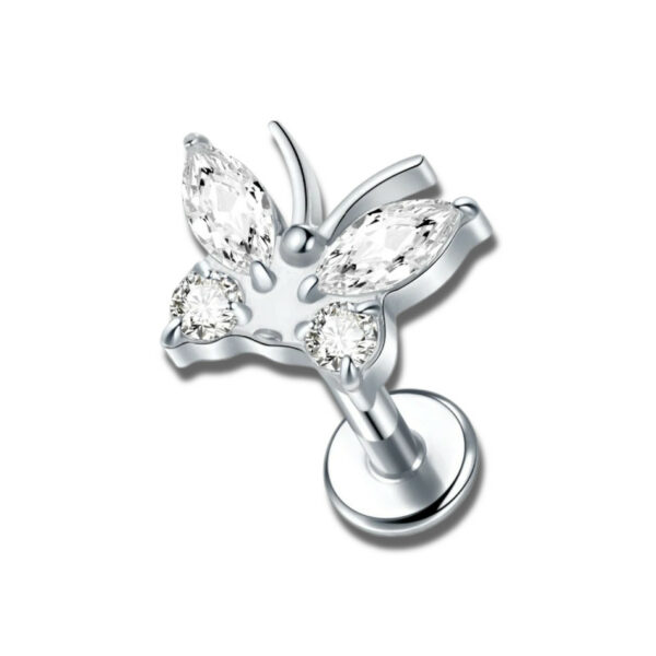 Butterfly detail silver - REF PS012