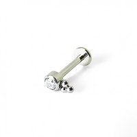 3 Marbles & strass silver - REF PS022