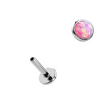 Pink strass silver - REF PS024