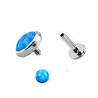 Blue strass silver - REF PS025