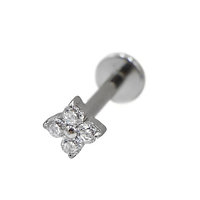 Small flower silver - REF PS037