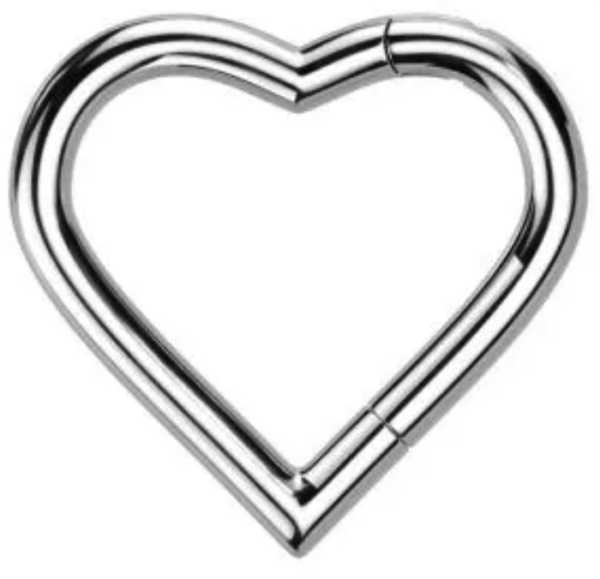 Heart silver - REF PS046