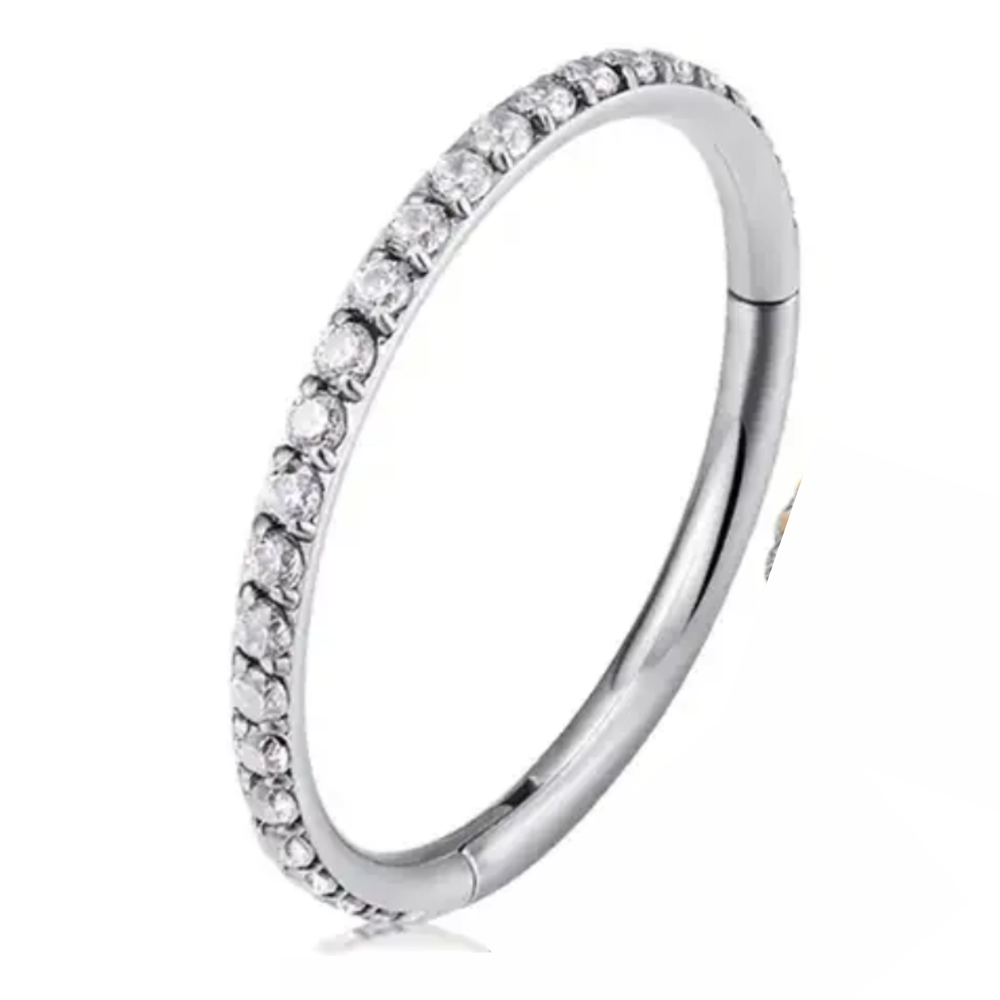 Ring strass silver 6-12mm - REF PS048