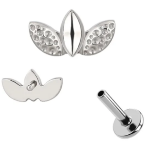3 Petals silver - REF PS054