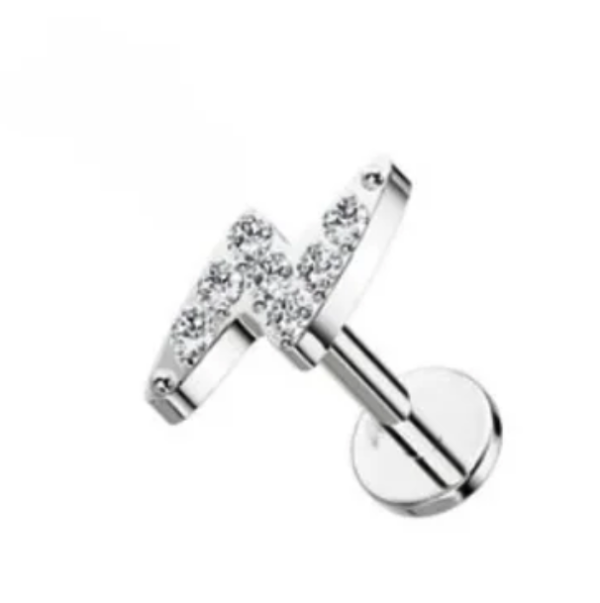 Eclair strass silver - REF PS058