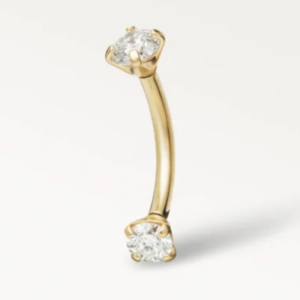 Micro banane strass gold - REF PG0103