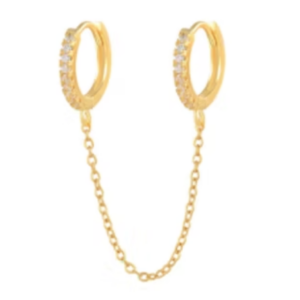 Double boucle gold - REF PG0108