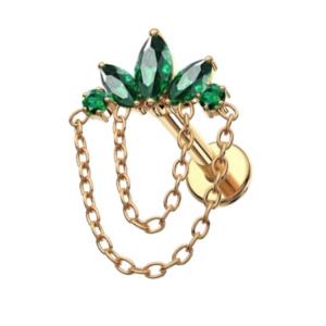 Arch rock green & chain gold - REF PG0127