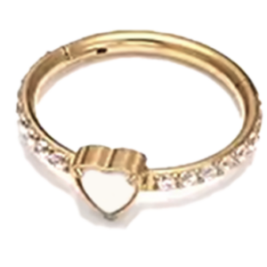 Anneau coeur gold - REF PG095
