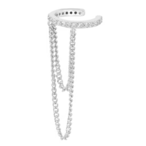 Fausse boucle cynthia silver - REF PS066