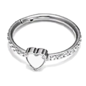 Anneau coeur silver - REF PS069
