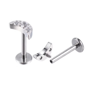 Moon strass silver - REF PS078